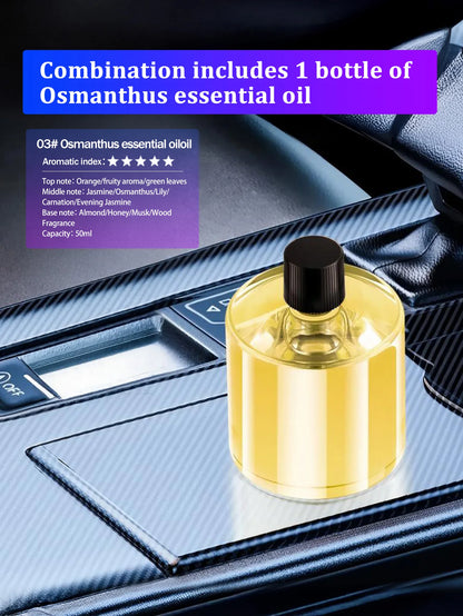 Rechargeable car aroma diffuser, aromatic essential oil, colorful lights, romantic starry sky lights, bedroom gift